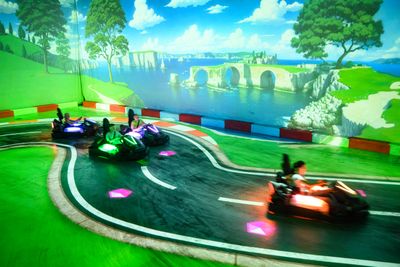 Chaos Karts production photograph
